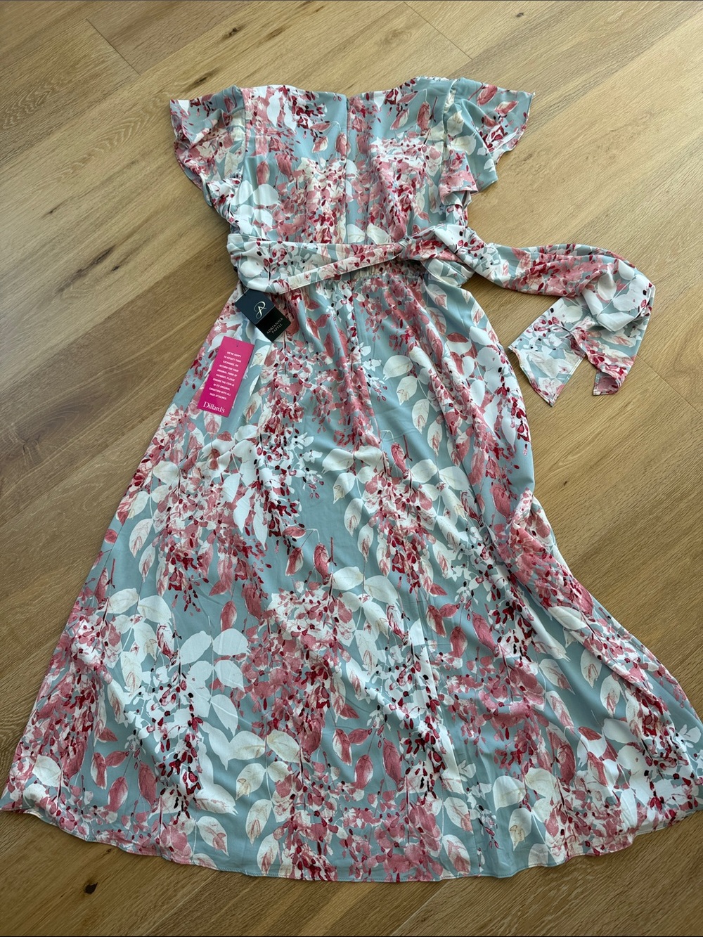 Adriana Papell Floral Midi Dress. Size 12. NWT - Picture 3 of 11